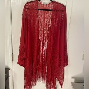 Red Lace Kimono❤️‍🔥🌹